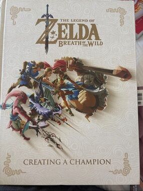 The legend of Zelda breath of the wild creating a champion hardcover book